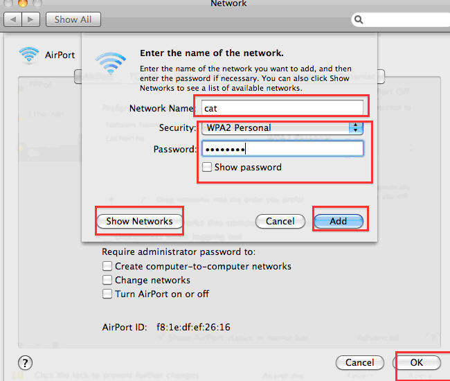 program that manages wireless network connections for mac is os x